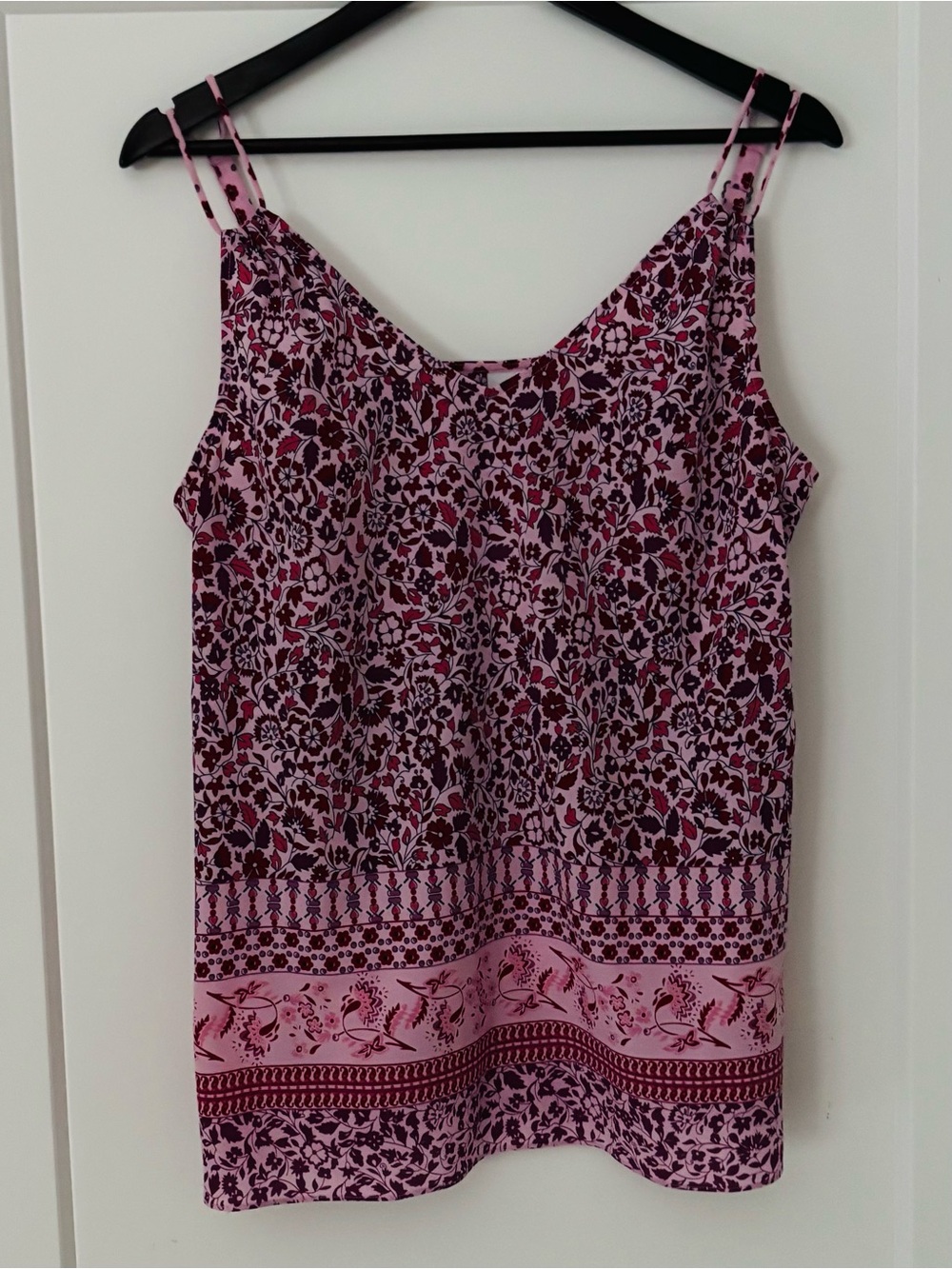 CAbi Indira Floral Print Tank Top